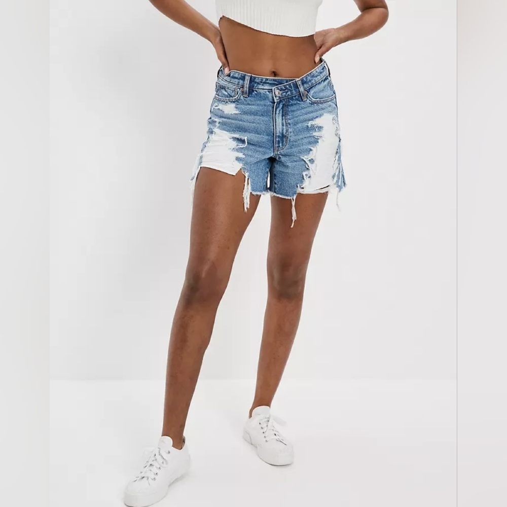 American Eagle Womens Highest Rise Baggy Short SIZE 10 EUC